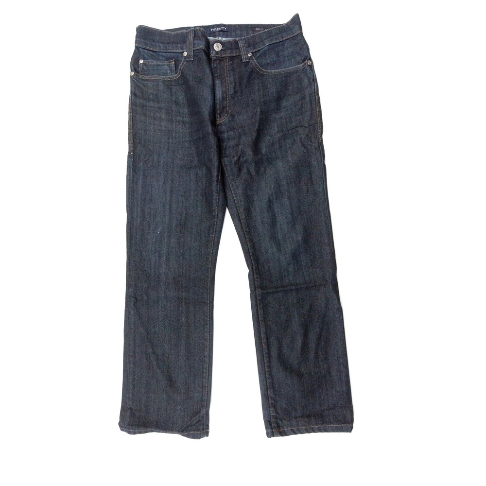 Fidelity Jeans Mens 31x29 Blue Denim Pants Straight Revolution Rinse 50-11 Adult